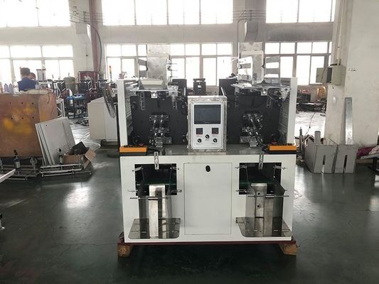 ZPJ-700 डबल स्टेशन फास्ट फूड बॉक्स मशीन चावल बहुउद्देश्यीय डिस्पोजेबल पेपर