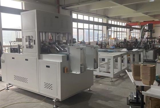 अष्टकोणीय बाउल पेपर लंच बॉक्स मशीन सीएचजे-ए स्वचालित इंटेलिजेंट