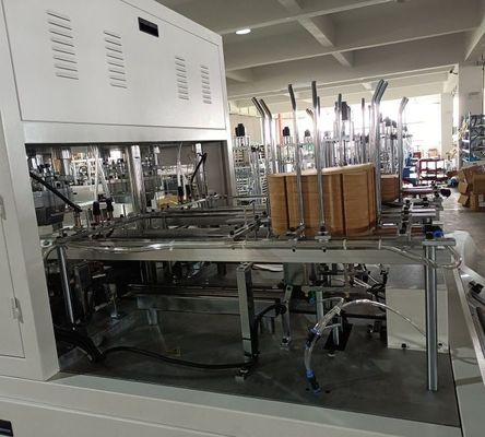 ट्रे पेपर लंच बॉक्स मशीन स्वचालित 50-70/मिनट 8KW